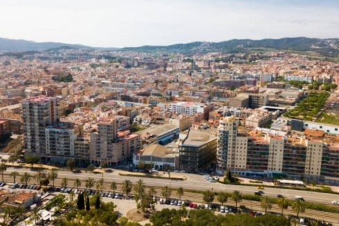 Image of picturesque seascape of Mataro in the Spain.