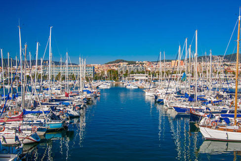 Mediterranean marina of Mataro, Catalonia